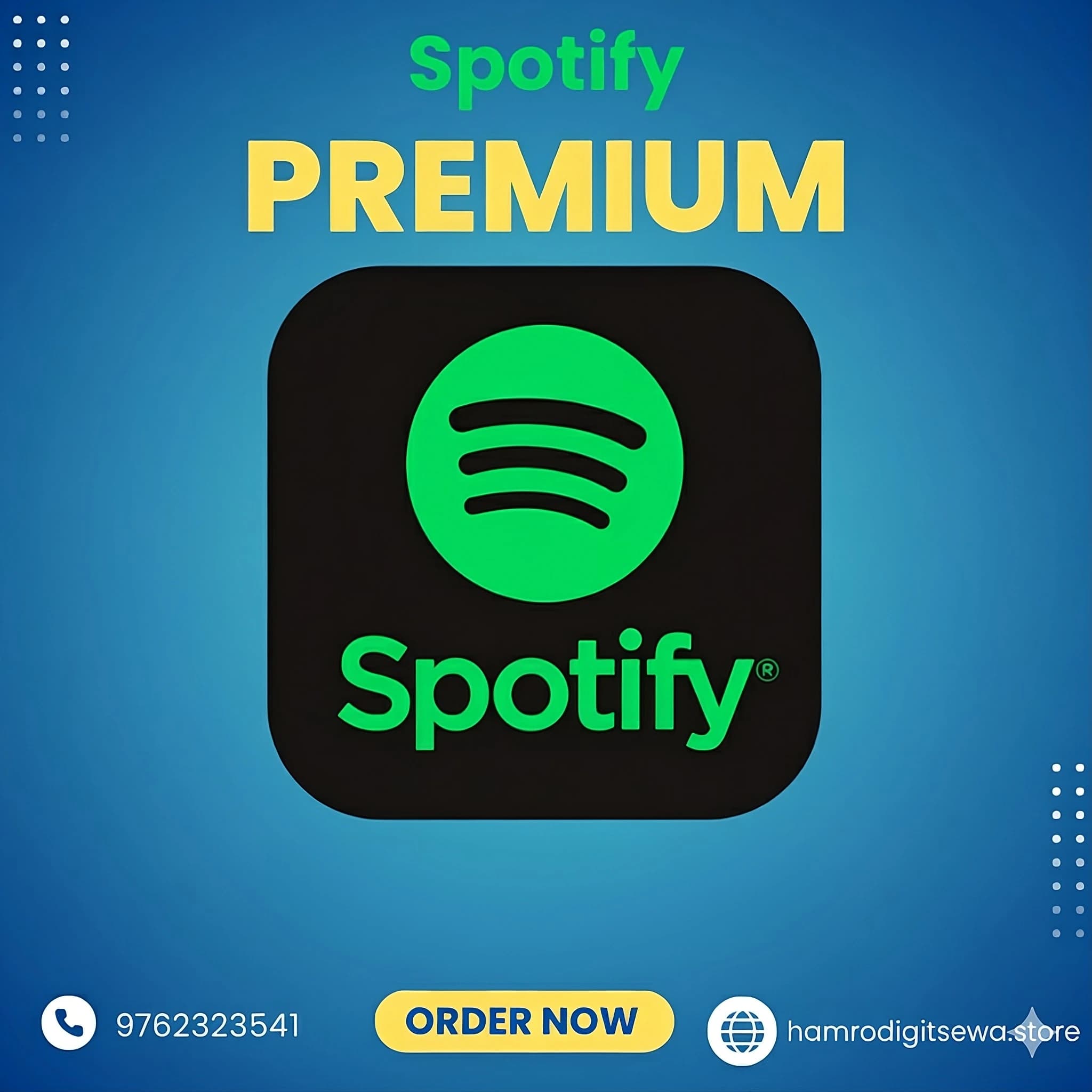 Spotify Premium Subscription In Nepal (Individual/Family) - Ad-Free, Offline Music & High Quality Audio. 